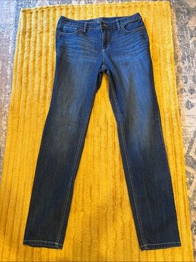 Ruff Hewn Women's Skinny Jeans in Dark Blue Wash
